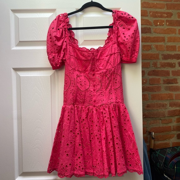 NWT Charo Ruiz Yara Dress in Fuchsia - Picture 4 of 9